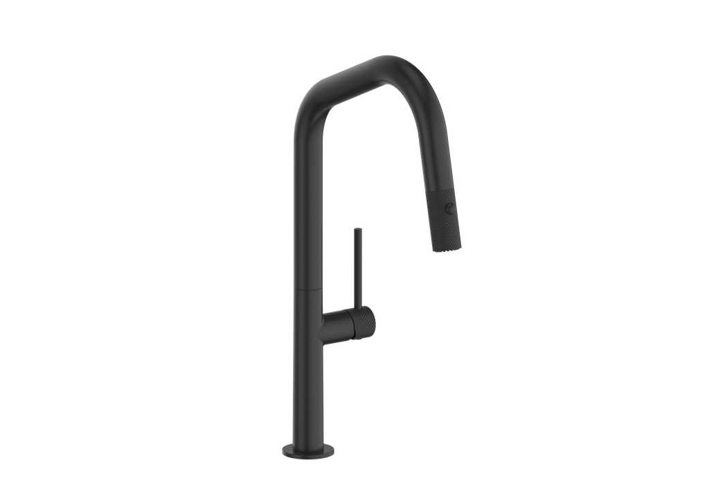 Vogt Drava Pull Down 16" Kitchen Faucet With Angular Spout - KF.16D2.1214