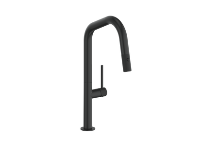 Vogt Drava Pull Down 16" Kitchen Faucet With Angular Spout - KF.16D2.1214