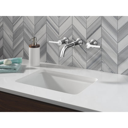 Delta T3554LF Trinsic Robinet de salle de bain mural, garniture sans poignée