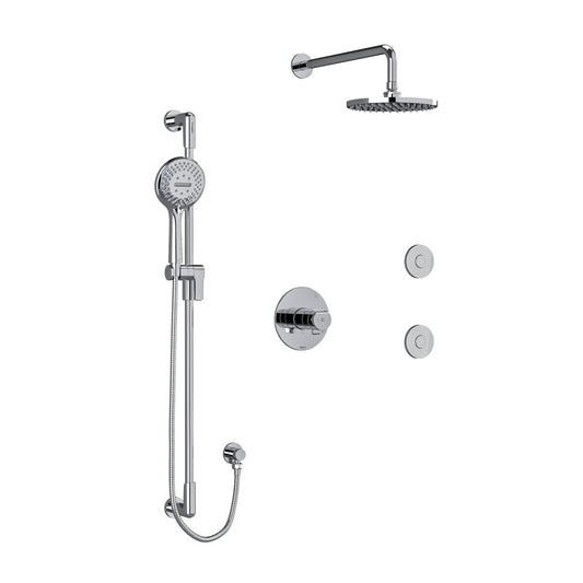 Riobel Parabola Shower Kit 3545 With Rough-In Valve - KIT3545PB