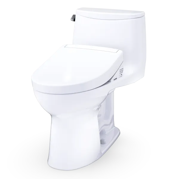 TOTO NEW Ultramax Washlet+ S5 One-Piece Toilet - 1.28 GPF Universal Height