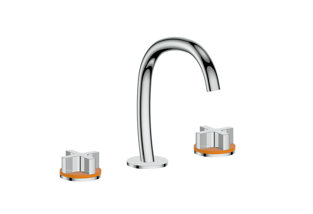 Vogt Mond 8" C.C. Lavatory Faucet With Pop-Up Drain - Cross Handle - BF.M3.1331