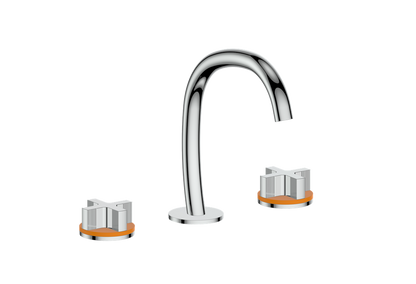 Vogt Mond 8" C.C. Lavatory Faucet With Pop-Up Drain - Cross Handle - BF.M3.1331