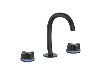 Vogt Mond 8" C.C. Lavatory Faucet With Pop-Up Drain - Cross Handle - BF.M3.1331
