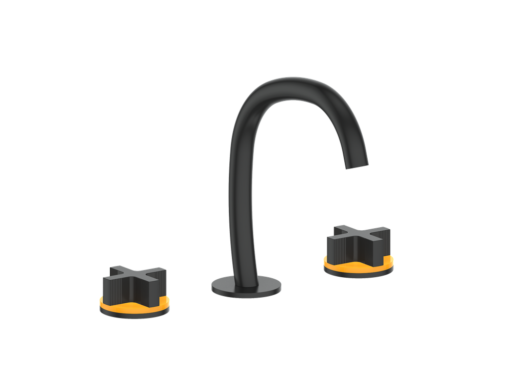 Vogt Mond 8" C.C. Lavatory Faucet With Pop-Up Drain - Cross Handle - BF.M3.1331