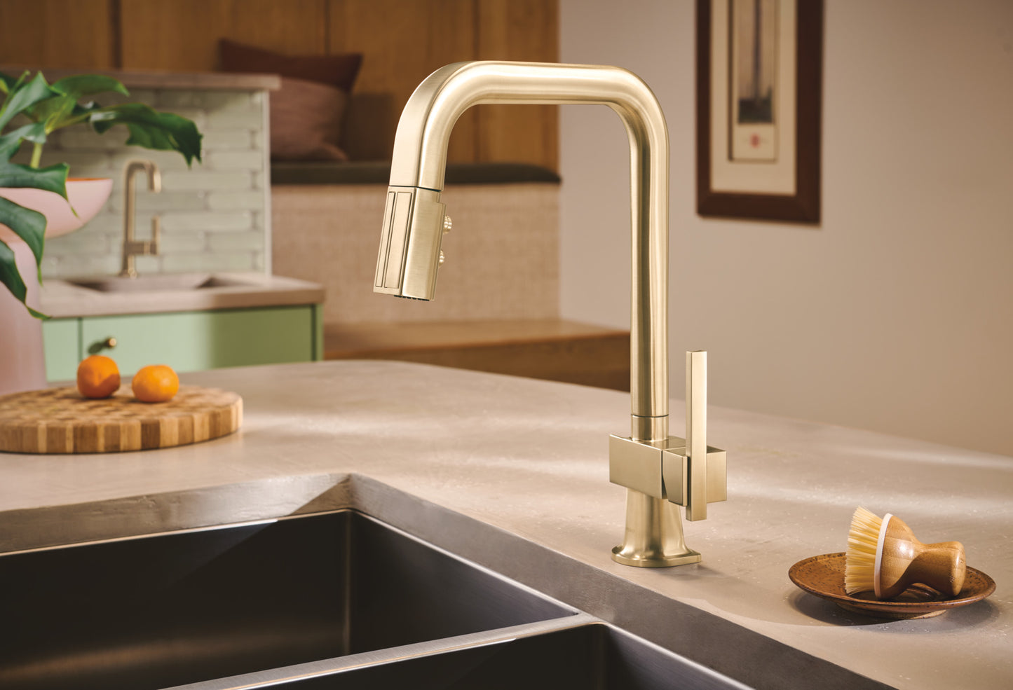 Brizo Frank Lloyd Wright Pull-Down Kitchen Faucet Offset Lever Handle Kit - HLK023