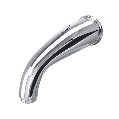 Perrin & Rowe Edwardian 8 1/4 Inch Wall Mount Bathtub Spout with C-Spout