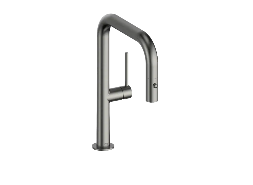 Vogt Dornbirn Pull Down 13" Bar/Prep Kitchen Faucet With U-Spout