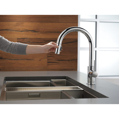 Delta Trinsic Single Handle Pull-Down Kitchen Faucet 1.8 GPM