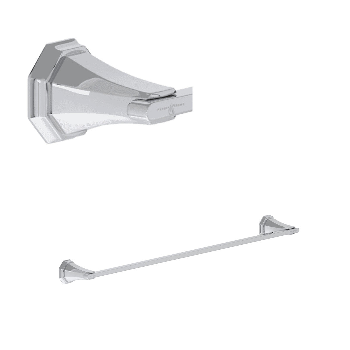 Perrin & Rowe Deco 24" Towel Bar