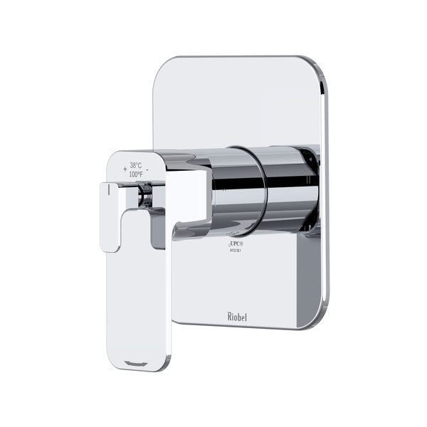 Riobel Equinox 1/2" Therm & Pressure Balance Trim With 2 Functions (No Share) - TEQ44N