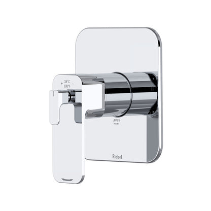 Riobel Equinox 1/2" Therm & Pressure Balance Trim With 2 Functions (No Share) - TEQ44N