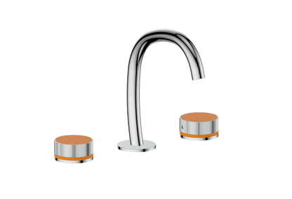 Vogt Mond 8" C.C. Lavatory Faucet With Pop-Up Drain - Moon Handle - BF.M1.1331