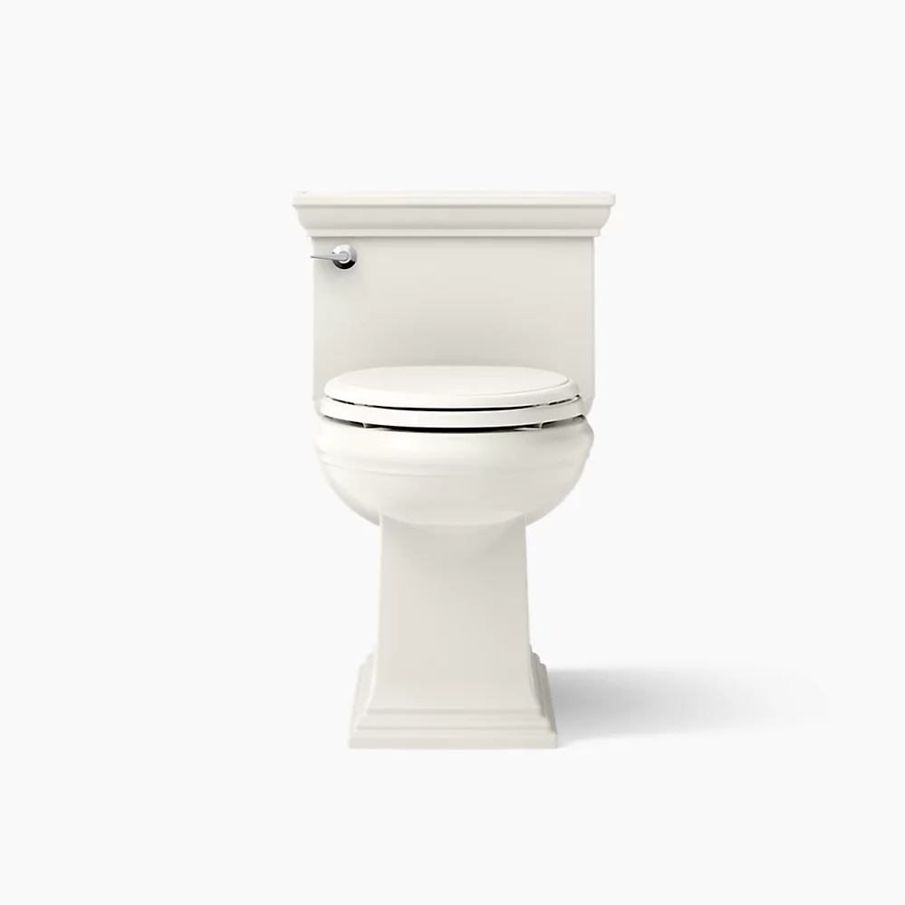 Kohler Memoirs Stately One-Piece Compact Elongated Toilet With Skirted Trapway, 1.28 GPF