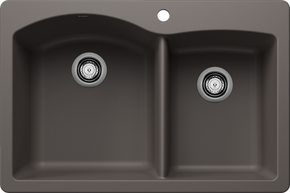 Blanco Diamond 1¾ Bowl Silgranit Dual Mount Kitchen Sink