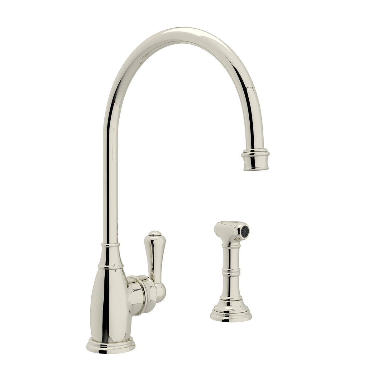 Perrin & Rowe Georgian Era Kitchen Faucet With Side Spray 1.8 GPM