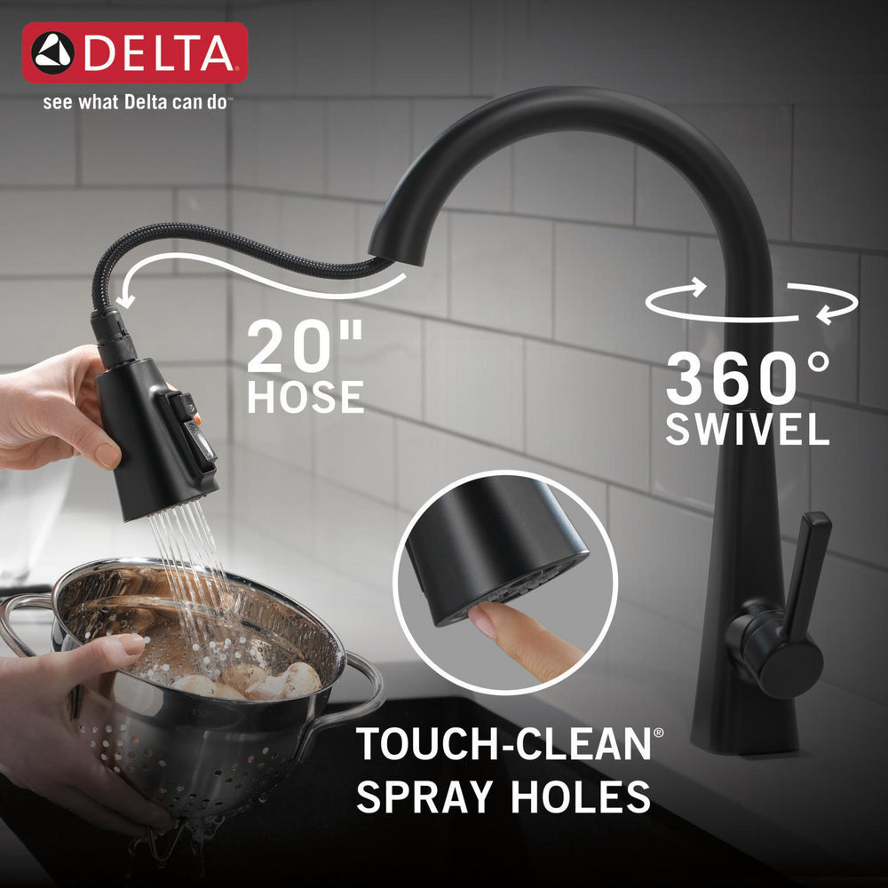 Delta Lenta Single-Handle Pull-Down Kitchen Faucet