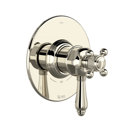 Rohl Acqui 1/2" Therm & Pressure Balance Trim With 3 Functions (Share), Lever Handle - TTD23W1LM