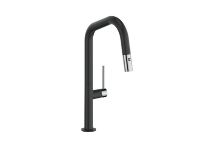 Vogt Dornbirn Pull Down 16" Kitchen Faucet With Angular Spout