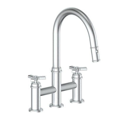 Vogt Zehn Bridge Kitchen Faucet, KF.17ZN.1312 With 3-Spoke Handle