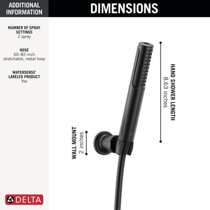Delta 55537 Bonacci 2-Setting Hand Shower with ProClean Spray - Wall Mount