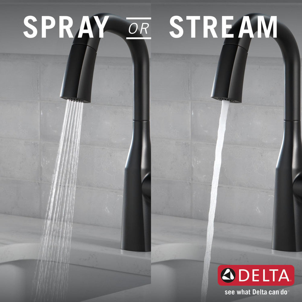 Delta Stryke Single Handle Pull-Down Bar/Prep Faucet - 9976