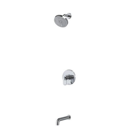 Riobel Arca Thermostatic/Pressure Balance 2- Way No Share With Showerhead And Tub Spout