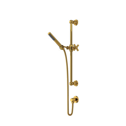 Rohl Handshower Set With 21" Slide Bar And Single Function Handshower - AKIT8073XM