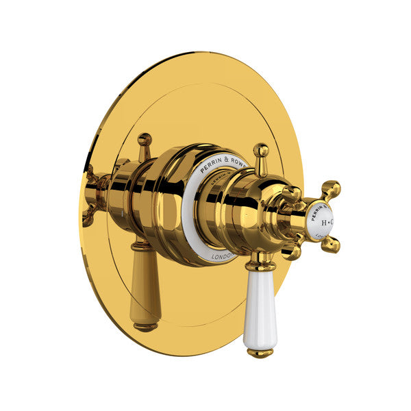 Perrin & Rowe Edwardian 1/2" Therm & Pressure Balance Trim With 2 Functions (No Share) U.TEW44W1L