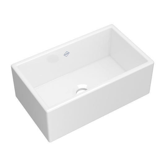 Shaws Classic Shaker 30" Single Bowl Farmhouse Apron Front Fireclay Kitchen Sink