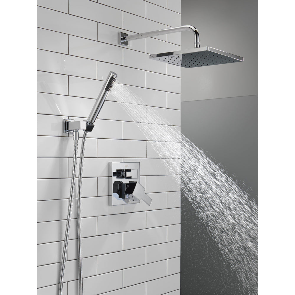 Delta T342701 Modern Monitor 14 Series Angular Raincan Shower Trim with Hand Shower