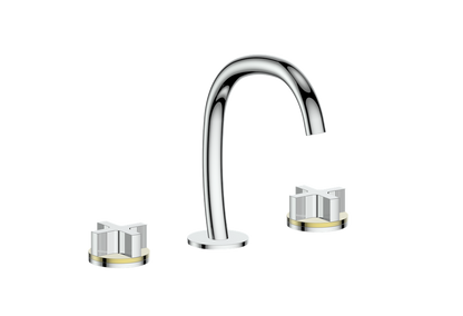 Vogt Mond 8" C.C. Lavatory Faucet With Pop-Up Drain - Cross Handle - BF.M3.1331