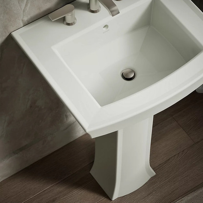 Kohler Archer 24" Rectangular Pedestal Bathroom Sink