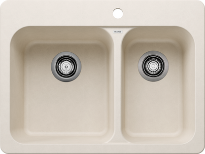 Blanco Vision 1½ Bowl Silgranit Dual Mount Kitchen Sink