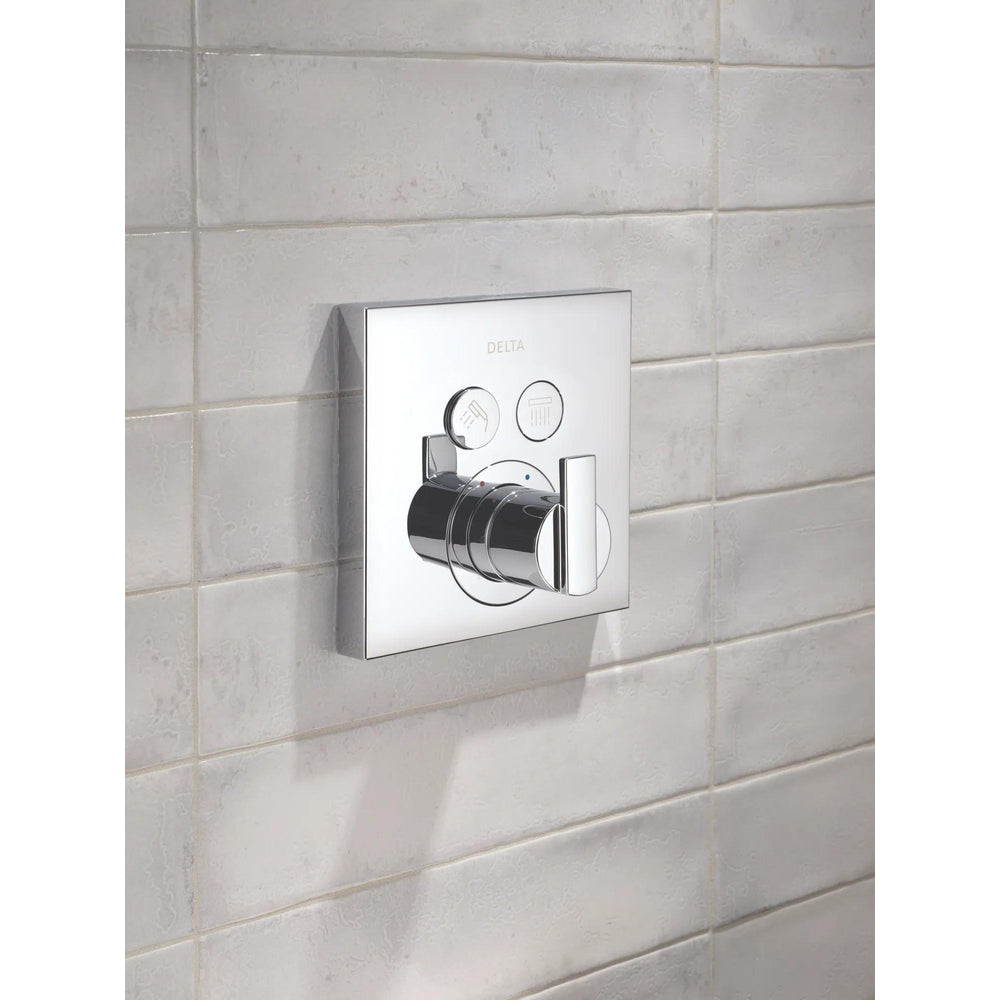 Delta SelectChoice Ara Angular Modern Push-Button Shower Trim - T37T267
