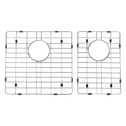 Vogt Pölten 16-Gauge Undermount / Top-Mount Double-Bowl Stainless Steel Kitchen Sink with Bottom Grid - KS.3319.P16R-64