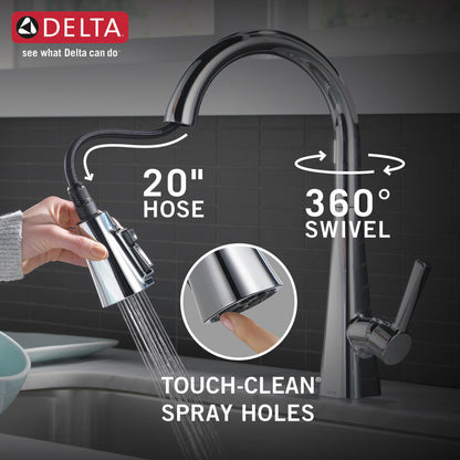 Delta Lenta Single-Handle Pull-Down Kitchen Faucet