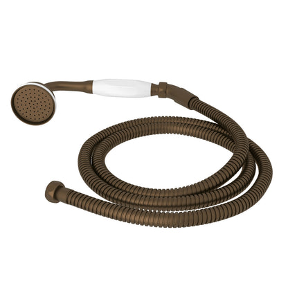 Perrin & Rowe Handshower And Hose, Porcelain Handle - U.5387