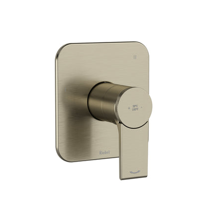 Riobel Fresk 1/2" Therm & Pressure Balance Trim With 3 Functions (No Share) - TFR47