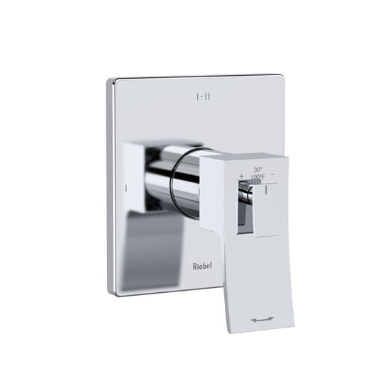 Riobel Zendo 1/2 Inch Thermostatic & Pressure Balance Trim With Up To 3 Functions