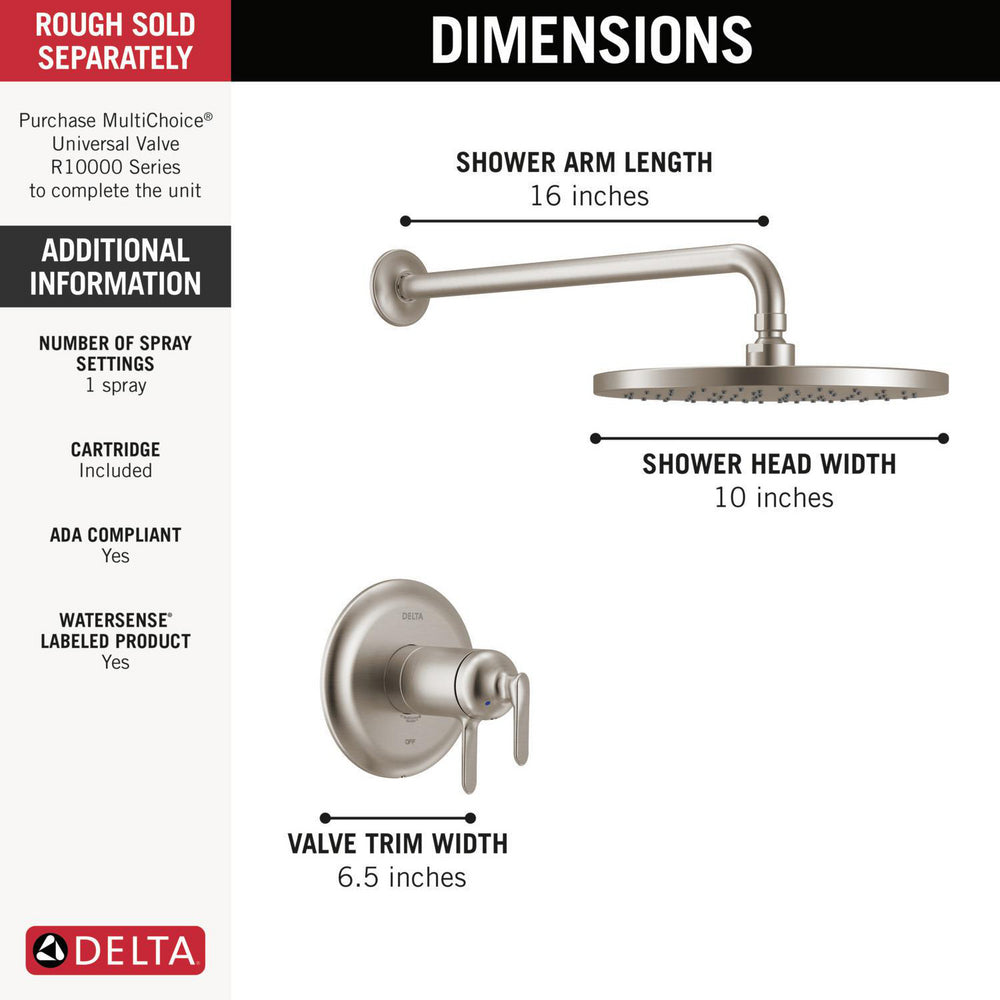 Delta T17T245 Bonacci 17T Series Shower Trim