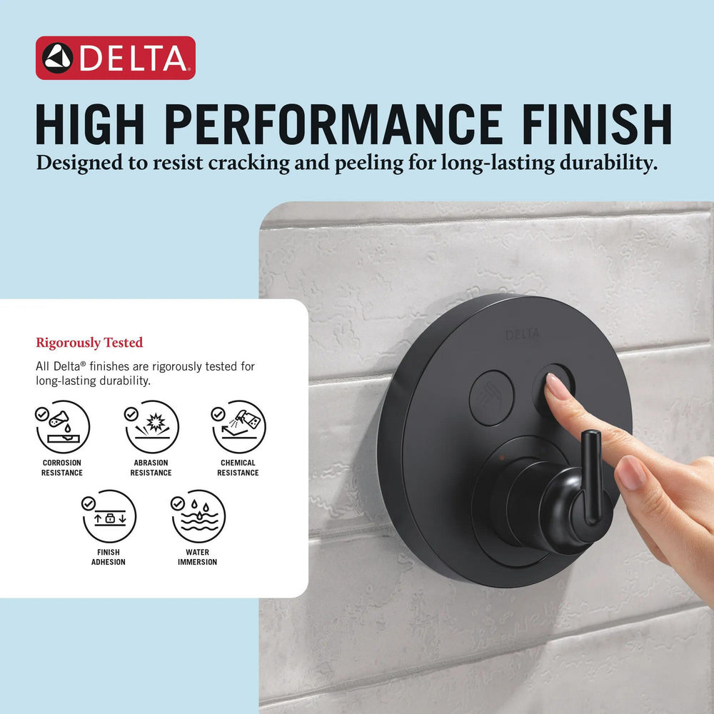Delta Trinsic SelectChoice Round Contemporary Push-Button Shower Trim - T37T259