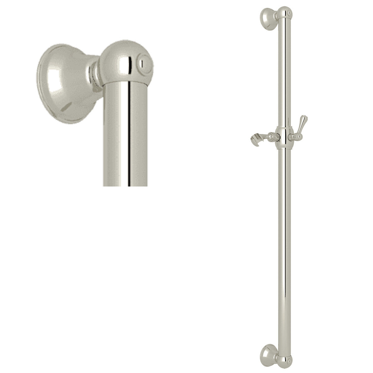 Rohl 36" Grab Bar With Sliding Handshower Holder - 1270