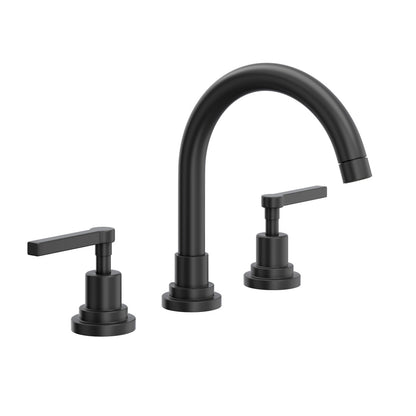 Rohl Lombardia Widespread Lavatory Faucet With C-Spout & Lever Handles - A2228LM-2