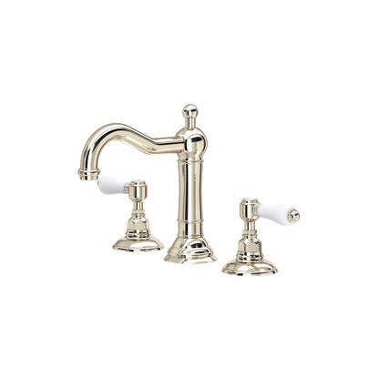 Rohl Acqui Widespread Lavatory Faucet Porcelain Lever Handles - A1409LP