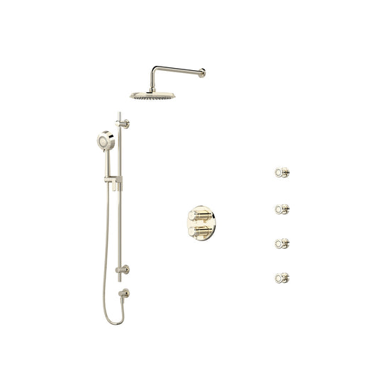 Riobel Momenti Shower Kit 446 With Rough-In Valve - KIT446MMRDJ