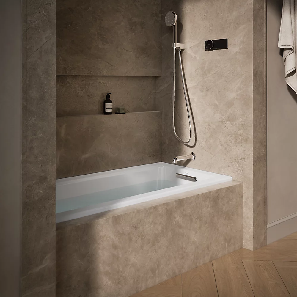 Kohler Archer 60" x 30" Alcove Bath, Right Drain