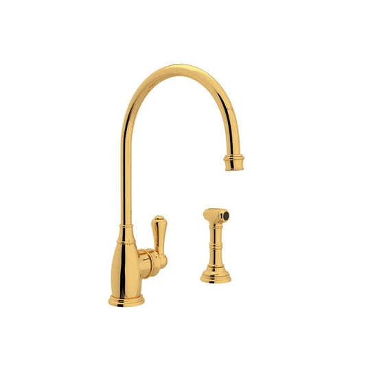 Perrin & Rowe Georgian Era Kitchen Faucet With Side Spray 1.8 GPM
