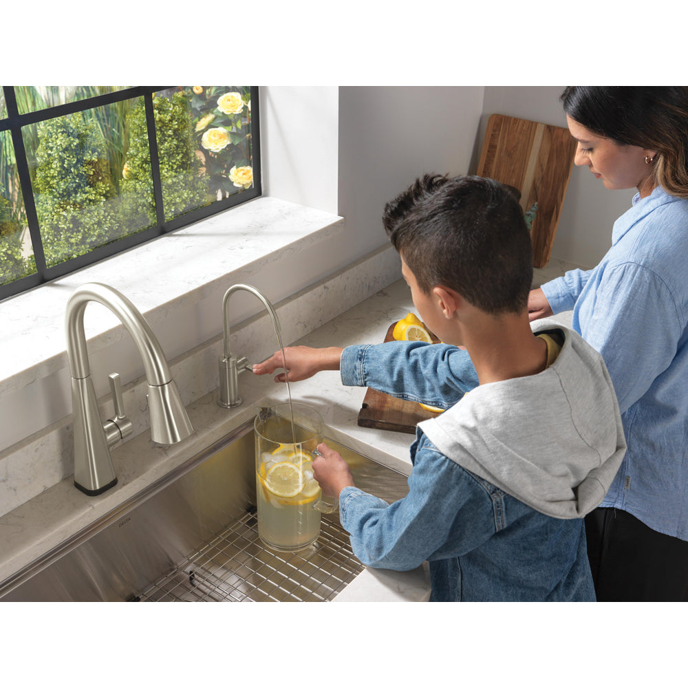 Delta Lenta Single-Handle Pull-Down Kitchen Faucet With Touch2O Technology