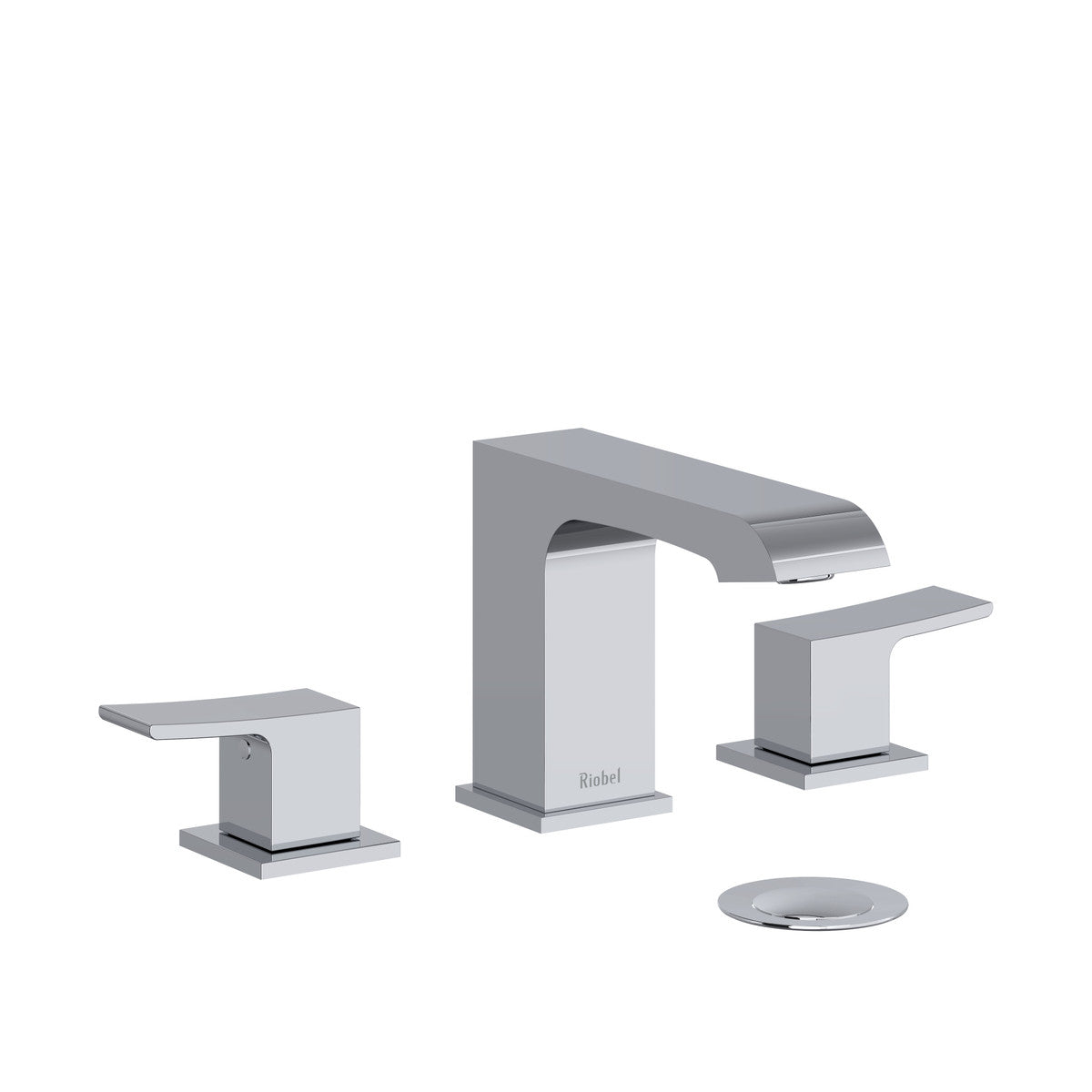 Riobel Zendo Widespread Lavatory Faucet with Push Drain 1.2 GPM